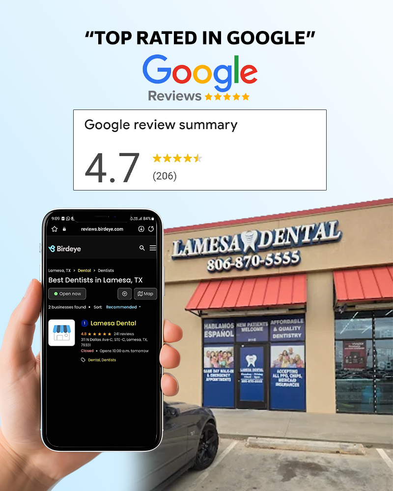 lamesa dental rating-banne